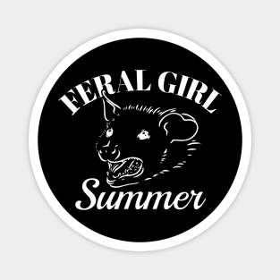 Feral Girl Summer Magnet